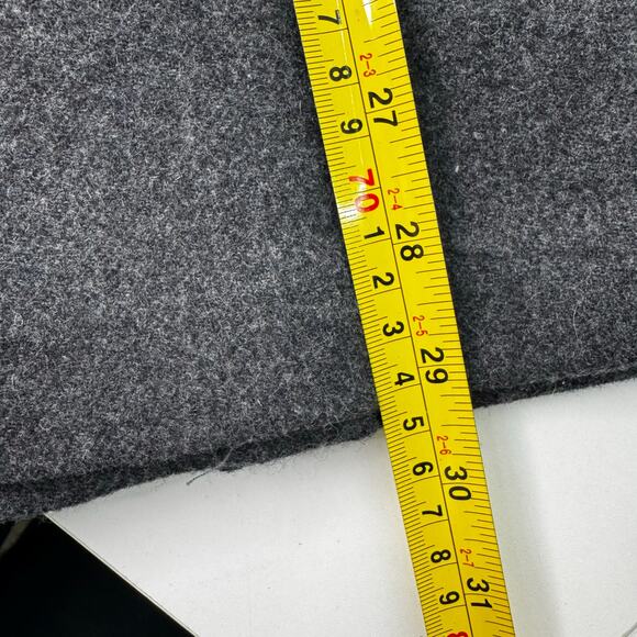 Vintage 60’s Long Gray Wool Blend Skirt Boho Cottage Waist 28 - Picture 7 of 7